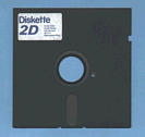 Diskette: Vorderseite