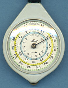 Freiberger mechanical curvimeter (front scale) (click for larger image, 57k)