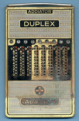 Addiator Duplex brass (front) (click for larger image, 140k)