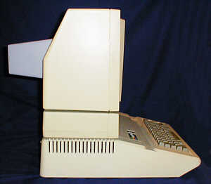 Apple //e system: side view
