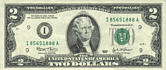 Jefferson: 2 USD (Vorderseite)