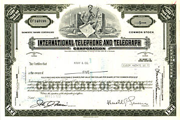 International Telephone and Telegraph Corp. (click for larger image, 148k)