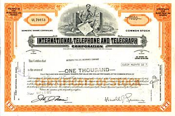 International Telephone and Telegraph Corp. (gr&ouml;&szlig;eres Bild 161k)