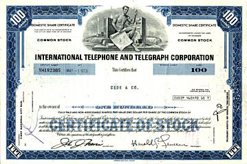 International Telephone and Telegraph Corp. (click for larger image, 155k)