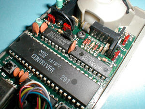 Contriver M3 Mouse: Detail: Schaltung (gr&ouml;&szlig;eres Bild 98k)