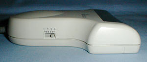 Genius GS-4500 GeniScan: right side: setting of resolution (click for larger image, 28k)