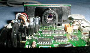 Genius GS-4500 GeniScan: Detail: Optischer Sensor (gr&ouml;&szlig;eres Bild 80k)