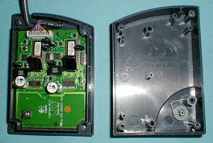 Logitech M-RK53 Cordless MouseMan Wheel: inside the receiver (click for larger image, 74k)