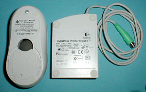 Logitech M-RN68 Cordless Mouse: bottom view (click for larger image, 73k)