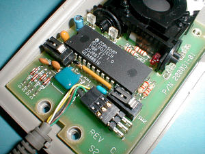 Olivetti Series 2-7 S: detail: circuitry (click for larger image, 96k)